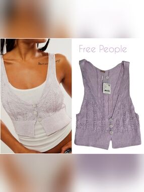 Free People The Vest Of Us Size M NWT